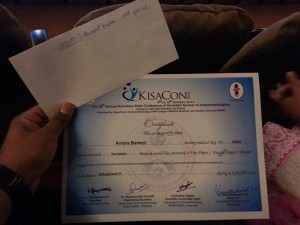 Dr. Antara's Certificate