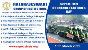 18TH MARCH Ordnance Factories Day 1